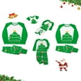 thumbnail image 1 of Christmas Family Pajamas Matching Set Christmas Tree Print Holiday Loungewear Sleepwear PJs, 1 of 7
