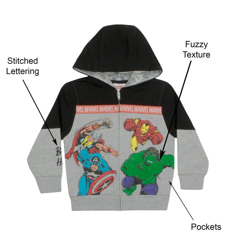 Marvel characters hoodie sale