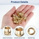 thumbnail image 2 of Uxcell 25-Pack Insertos roscados - Tuercas de inserción de latón M8 x 10 mm 10 mm OD, 2 of 6