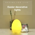 thumbnail image 4 of FaLX 12Pcs Easter Eggs Lights LED Glowing Flickering High Brightness Warm Light Plastic Bottom Switch Easter Party Home Night Lamps Decoration Supplies, 4 of 8