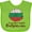 Apple Green, variant on Inktastic I'm So Cute, I Must Be Bulgarian Sunflower Boys or Girls Baby Bib