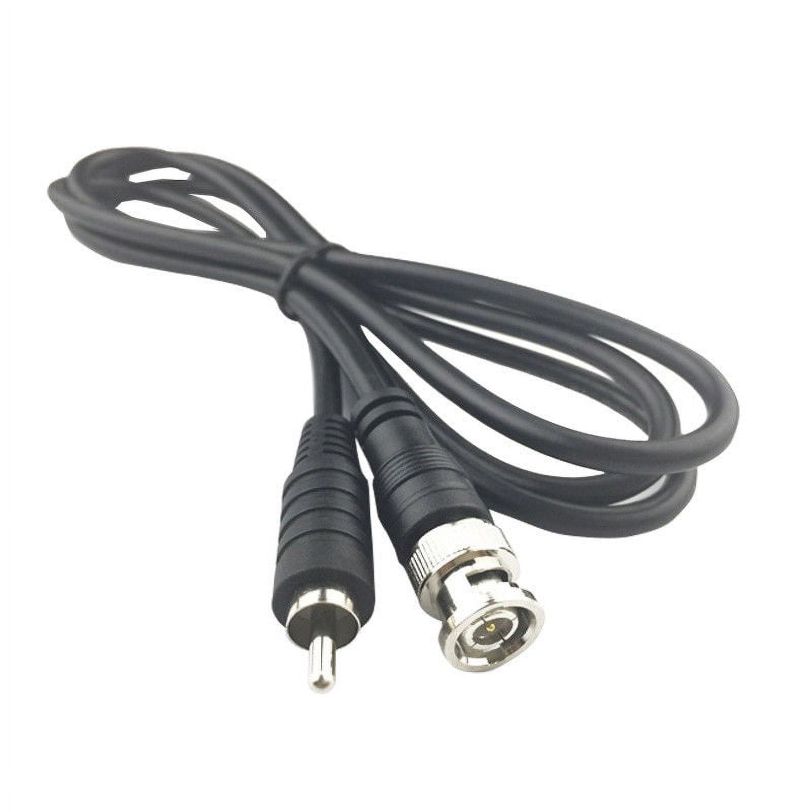 BNC Male to RCA Male Coax Cable Cord Adapter Connector for CCTV DVR Camera Lot