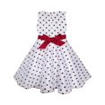 thumbnail image 4 of Girls Dress Wine Red Dot Tulle Party Pageant Unique Design Kids Clothing 4-5, 4 of 4