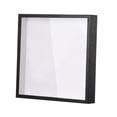 thumbnail image 2 of Wweixi Shadow Box Frame Adventure Archive Box Travel Party Top Loading Display Case Black 20.3x20.3CM, 2 of 6