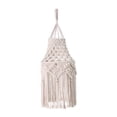 thumbnail image 4 of BRIGHTFUFU Boho Hanging Lamp Shade Decorative Lamp Shade White Polyester Light Diffusion 1Pcs, 4 of 8