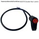 thumbnail image 1 of Interruptor De Motocicleta HE3MX Luz De Peligro Botón Con Cable Vehículo Eléctrico Advertencia De Doble Flash Lámpara De Emergencia Intermitente De Señal Indicadora Roja Accesorios Martijn, 1 of 4