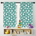 thumbnail image 5 of Blackout Kids Curtains,Teal White Dinosaurs Pattern Childrens Insulated Curtains Set Of 2,Bedroom Essentials,Toddler Room Decor 42"x54", 5 of 5