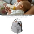 thumbnail image 3 of Diaper Bag Foldable Multifunctional Baby Diaper Backpack with USB Charging Port for Travel, 3 of 7