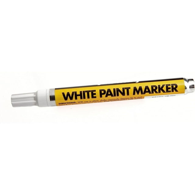 Marcador de pintura Forney 60312 blanco a base de aceite, 10 ml