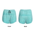 thumbnail image 3 of KLL Blue And Turquoise Pattern Shorts Women,Athletic Shorts High Waisted Running Shorts Pocket Sporty Short Gym Elastic Workout Shorts-XX-Large, 3 of 7