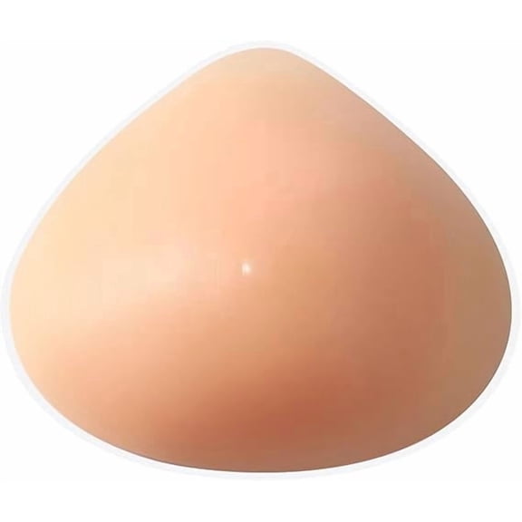 Silicone Breast Form Mastectomy Prosthesis Triangle Bra Enhancer Insert Pad One Piece C Cup 350g