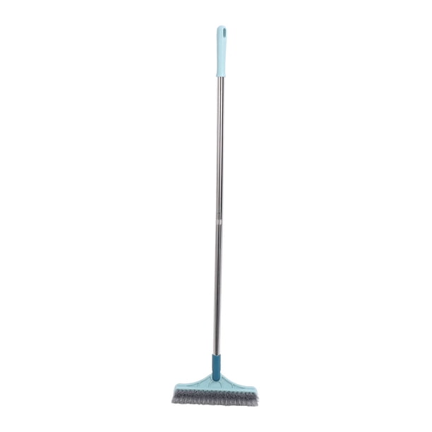 Cepillo Para Fregar Pisos 3 En 1 Con Cabezal Giratorio De 180 Grados, Cabezal De Cepillo En Forma De V, Cepillo Para Fregar Pisos Con Largo Para Limpiar Ducha, Baño, Patio,