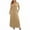 QZ1_Khaki, variant on Eiyaclvo Plus Size Dresses for Women V Neck Short Sleeve Long Maxi Dress Summer Casual A-Line Evening Party Dress with Pockets