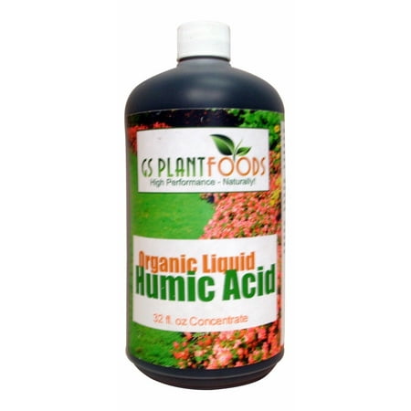 Freshwater Plant Supplement - Organic Liquid Humic Acid Fertilizer Soil Health Supplement Humic Fulvic Acid Compost for Garden, Agriculture, Plants - 1 Quart (32 Fl. Oz.) of Concentrate