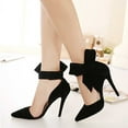 thumbnail image 4 of Itsun Heels Sandals Women, Women's Fashion Pointed Toe High Heel Dress Pumps Shoes Black, 4 of 5