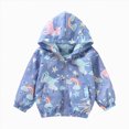 thumbnail image 3 of zuwimk Boys Girls Hooded Rain Jackets Waterproof Rain coats Windbreaker for Kids Lightweight Jackets(2-3 Years,Navy), 3 of 6