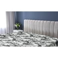thumbnail image 5 of Ambesonne Gothic Themed Fitted Sheet, Spooky Skull Pattern, Full Size, Charcoal Grey Pale Grey, 5 of 5