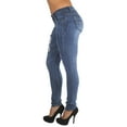 thumbnail image 3 of Fashion2Love Plus Size Classic Ripped Distressed Destroyed Skinny Jeans, 3 of 8