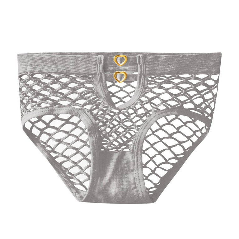Women Panties Panties Mid Waist Briefs Figure Net Design Hollow Underwear  High Elasticity Lingerie 2023