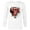 White, variant on Dawn of the Planet of the Apes Caesar Face and Red Ape Skull - Long Sleeve T-Shirt for Men - Customized-White