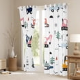 thumbnail image 3 of Erosebridal Construction Vehicles Blackout Curtains Green Blue Tractor Curtains, Little Black Curtains & Drapes Multicolor Truck Living Room Curtains, Bulldozer Excavator Window Curtains, 3 of 6