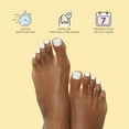 thumbnail image 6 of KISS imPRESS Press on Toenails, Toenails, Sweet as Honey, Orange, Short Squoval, 24 Count, 6 of 7
