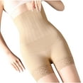 thumbnail image 4 of WMTBSRSW Women's Tummy Control Shapewear Shorts High Waisted Body Shaper for Thigh Slimming Underwear Lace Trim Patchwork Shaping Shorts, 4 of 6