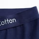 thumbnail image 4 of Ropa interior masculina de algodón puro, pantalones tipo bóxer convexos en forma de U de algodón puro para hombre, ropa interior masculina con estampado estéreo en la cintura, 4 of 6
