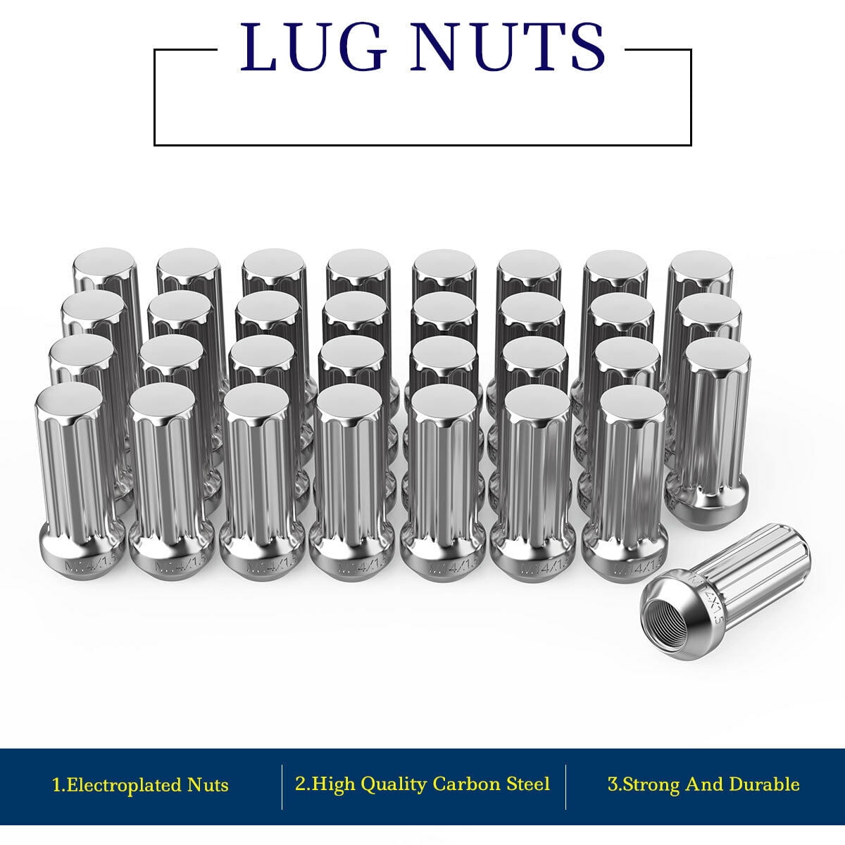 chrome lug nuts for chevy silverado