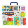 thumbnail image 1 of Tablero ocupado de madera Juego de cocina Desarrollar habilidades básicas Aprendizaje temprano Juguete educativo Juego de rol Juguete para niños peque, 1 of 8