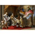 thumbnail image 3 of Pompeo Batoni 24x18 Black Modern Framed Museum Art Print Titled - Pope Benedict XIV Presenting the Encyclical Ex Omnibus to the Comte De Stainville, Later Duc De Choiseul (1757), 3 of 5