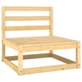 thumbnail image 5 of vidaXL 4 Piece Garden Lounge Set with Cushions Solid Wood Pine, 5 of 5