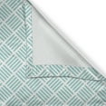 thumbnail image 6 of Ambesonne Aqua Grommet Curtain, Diagonal Parallel Lines, 50" x 54", Mint Green White, 6 of 6