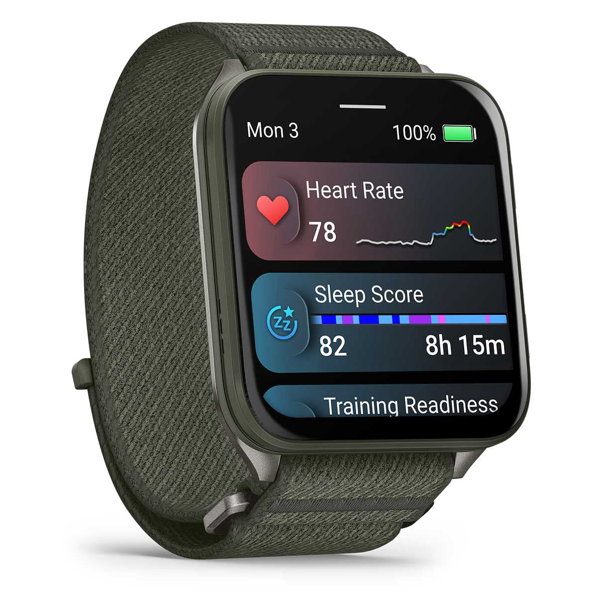 Garmin Venu X1 (Moss/Titanium) Fitness GPS Smartwatch Gift Box Bundle with PlayBetter Wall Adapter & Hard Case