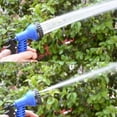 thumbnail image 5 of Manguera de agua de jardín expandible, pistola rociadora, tubos elásticos de cultivo flexibles, tamaño 75 pies, color azul, 5 of 5