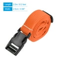 thumbnail image 2 of Unique Bargains Utility Strap with Buckle Adjustable Belt for Outdoor Bag Luggage Packing Orange, 2 of 5