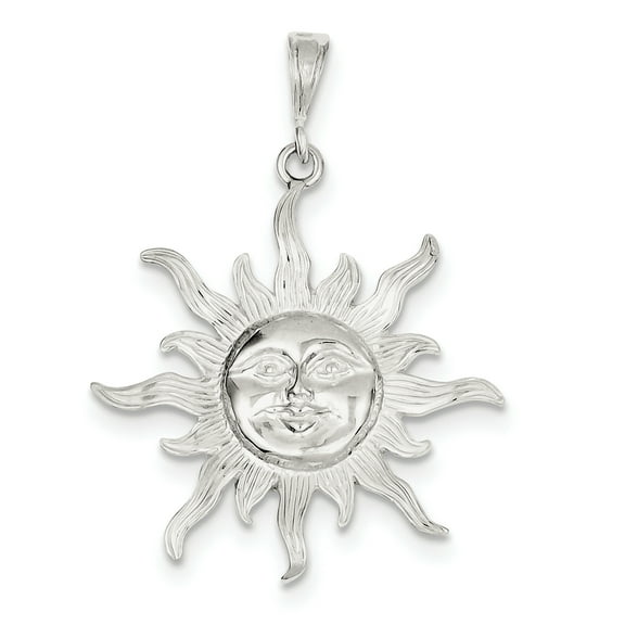 Sterling Silver Sun Pendant