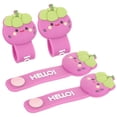 thumbnail image 2 of 4 piezas de corbatas reutilizables de cable correas de fijación de cables de datos de datos de alurel de alambre de auriculares, 2 of 6