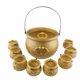 thumbnail image 2 of 9-piece Set With Golden Witch Candy Bucket Jar For Halloween And St. Patrick's Day, 2 of 7