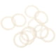 thumbnail image 1 of O-Rings Zulema silicona suave chupete para bebé chupete Cadena Clips Adaptador paquete de 10 transparente, 1 of 6