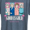 thumbnail image 3 of Golden Girls - Good As Gold Group Blocks - Women's Short Sleeve Graphic T-Shirt, 3 of 5
