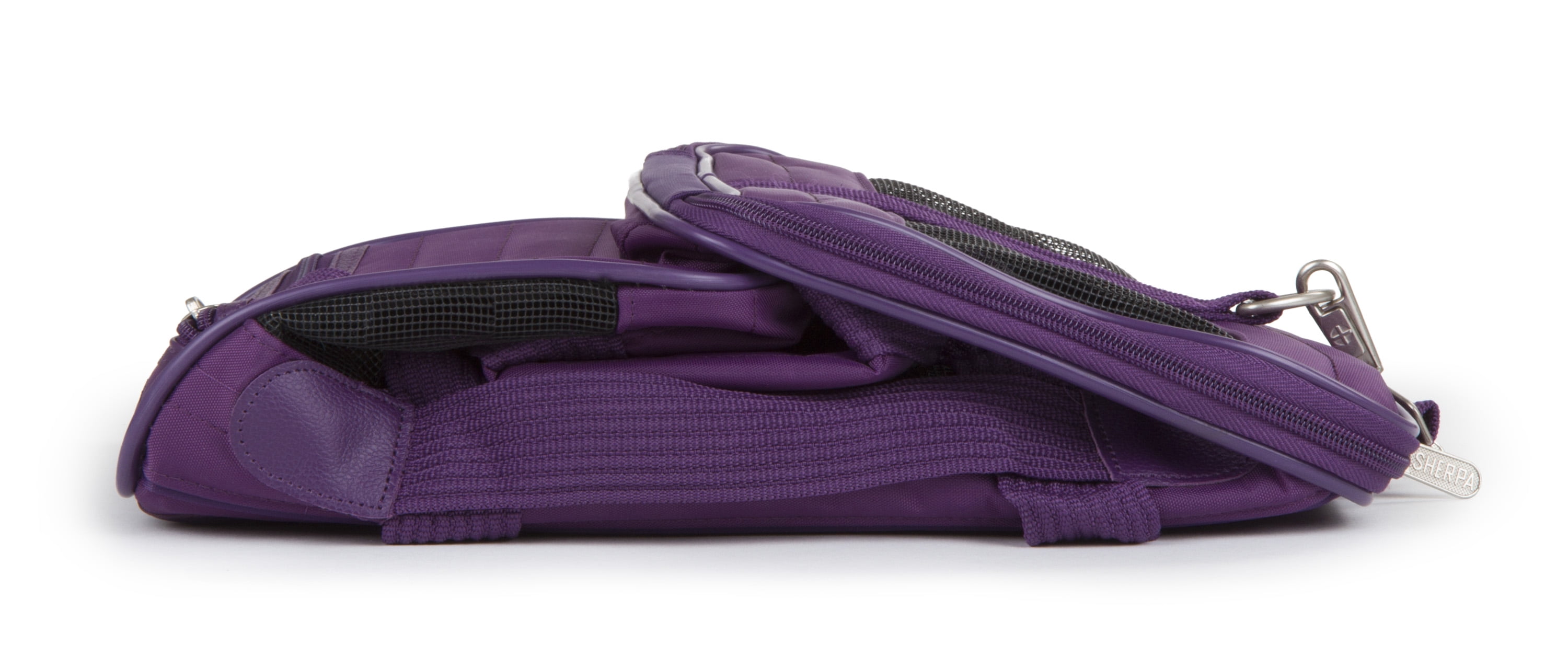Sherpa original delux パープル ペットソフトキャリーバッグ