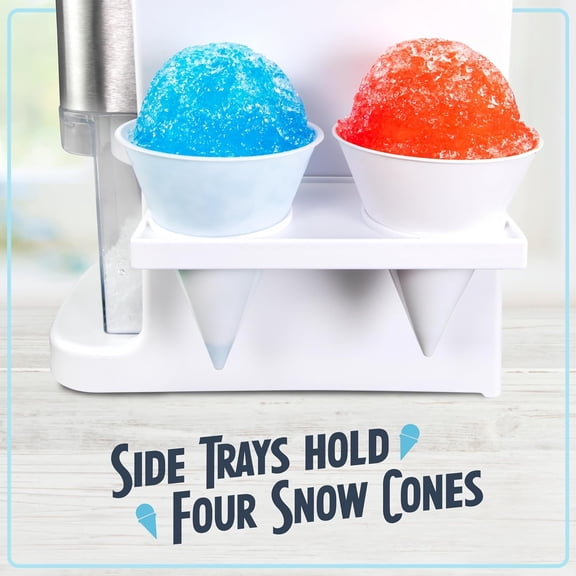 SnowPro Electric Shaved Ice & Snow Cone Maker with 64oz Capacity and Reusable Cups