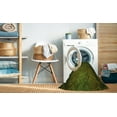 thumbnail image 2 of Ahgly Company Machine Washable Indoor Rectangle Transitional Dark Forest Green Area Rugs, 2' x 3', 2 of 7