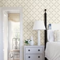 thumbnail image 2 of Chesapeake Justice Light Grey Quilt Wallpaper, 2 of 3