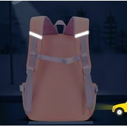 Lvelia School Backpacks for Girls, Large Capacity Fashion School Bag for Kids Teens,Cute Lightweight Waterproof Student Bookbags Gifts,Pink