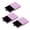 Purple, variant on 3Pcs Cardboard Jewelry Boxes Drawer Type Lightweight Portable Jewelry Organizer Box for Bracelets Earrings Necklaces