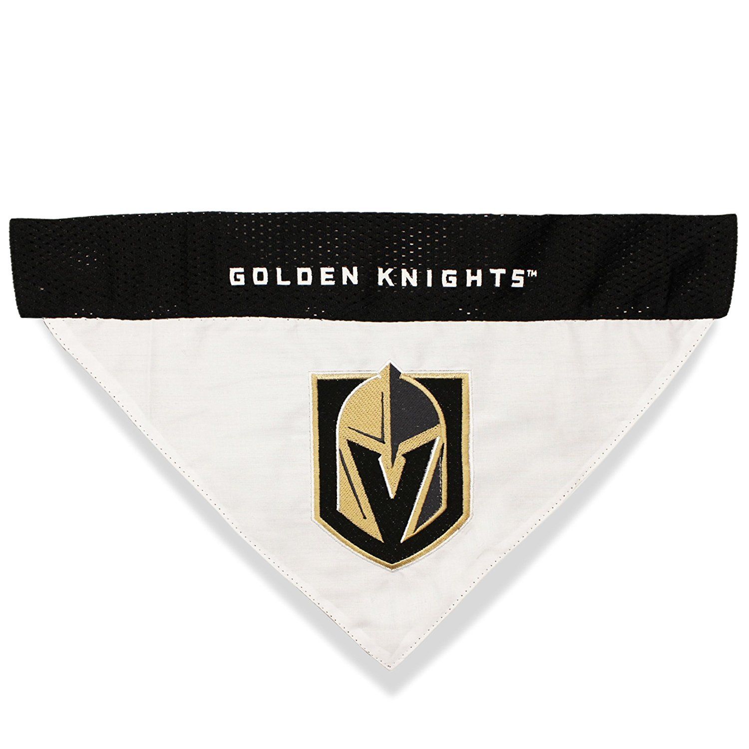 Pets First NHL Vegas Golden Knights Bandana! NEW Reversible Pet Bandana - 2 sided Premium Bandanna