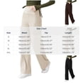 thumbnail image 3 of Sokhug High Waist Wide Leg Athletic Pants for Women Soft Stretch Straight Leg Yoga Trousers Casual Quick Dry Slim Fit Loungewear Pants, 3 of 5