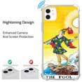thumbnail image 4 of Tarot Fool Case Compatible with iPhone 12,Unique Art Design TPU Bumper Cover Case, 4 of 6